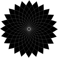 Abstract Flower Line Art II 2