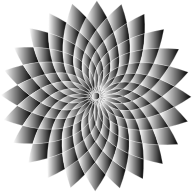 Prismatic Abstract Flower Line Art II 4