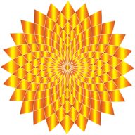 Prismatic Abstract Flower Line Art II 8