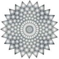 Prismatic Abstract Flower Line Art II 10