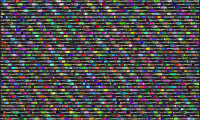 Prismatic Abstract Irregular Geometric Background