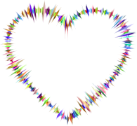 Prismatic Sound Waves Heart 2