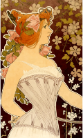 Lady amongst flowers 2