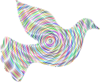 Prismatic Peace Dove Concentric