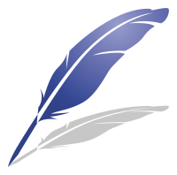 Blue feather