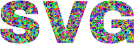Low Poly Prismatic SVG Typography