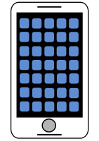 Animated Color Smart Phone - Free Download Clipart SVG