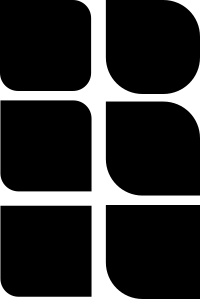 set of eight rounded shapes
