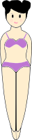 Girl in a Bathing Suit