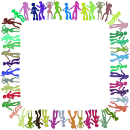 Disco Dancers Square Prismatic