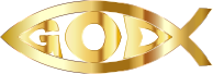 Gold God Fish No Background