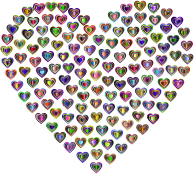 Prismatic Heart Fractal 2