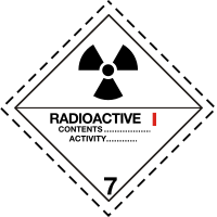 ADR pictogram 7a-Radioactive