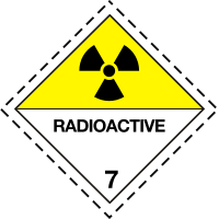 ADR pictogram 7d-Radioactive