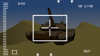 Missile camera view