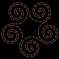 Pentaskelion of Beads