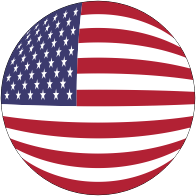 American Flag Orb With Stroke