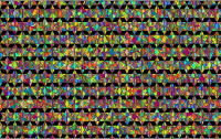 Psychedelic Geometric Background