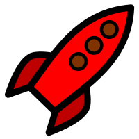 Rocket - red