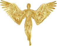 Angel Silhouette Gold