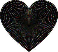 Dashed Line Art Heart Tunnel 2