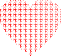Heart Love Typography