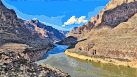 Stylized Grand Canyon