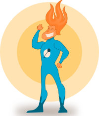 Super Hero - Flame