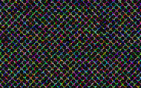 Prismatic Batik Kawung Pattern