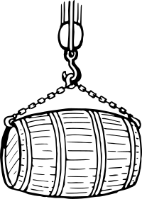 Barrel in a sling
