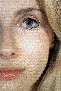 Female Face Mosaic