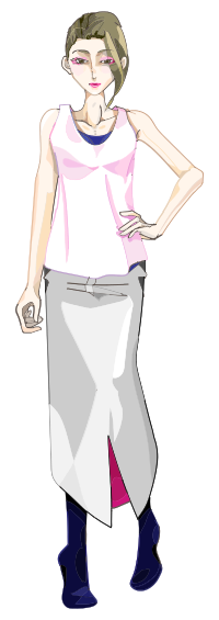 Cartoon Girl Illustration