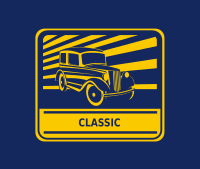 classic car emblem 
