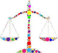 Prismatic Justice Scales Circles
