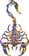 Sleek Tribal Scorpion Chromatic