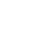 Flat white snowflake with hollow circular center