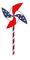 July 4th Pinwheel Animation