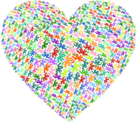 Love Heart Word Cloud No Background