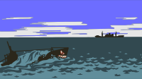 Lurking submarine