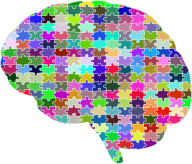 Brain Jigsaw Puzzle Prismatic With Stroke