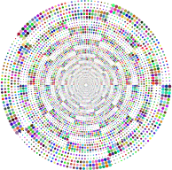 Abstract Vortex 55 Prismatic No Background