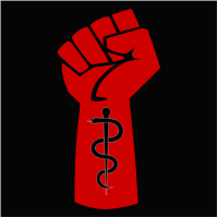 Power left wing fist with esculap