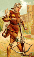Cigarette card - Crossbow