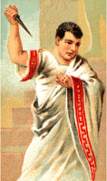 Cigarette card - Dagger