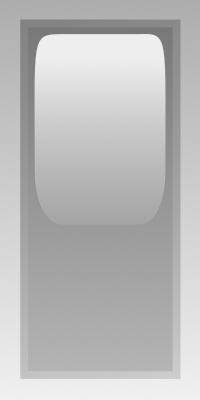 led rectangular v grey