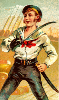 Cigarette card - Cutlass