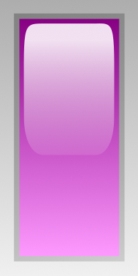 led rectangular v purple