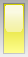 led rectangular v yellow