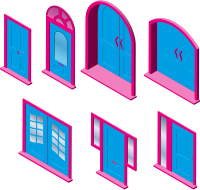 Architectural elements 3 - Doors