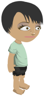 A Glitch character